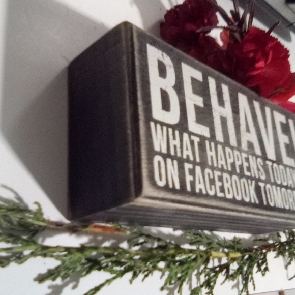 Primitives by Kathy Wooden Chunk Shelf Sitter - Picture 2 of 12